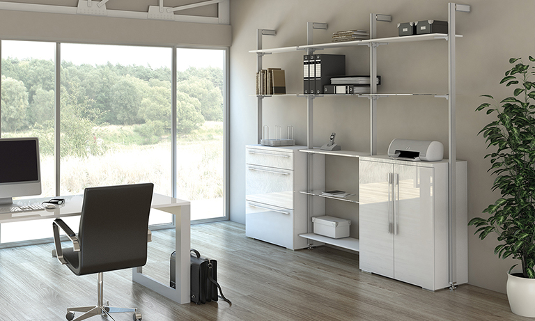 Organizarea spatiului de lucru folosind accesoriile marca Emuca